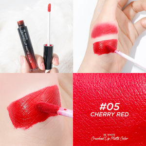 ลิปสติกเนื้อแมท ลิปสติก สีสวย ฉ่ำวาว Re white รีไวท์ ลิปกันน้ำ ลิปติดทน ติดตลอดทั้งวัน ลิปไม่ติดแมส กันน้ำ (เครื่องสำอางลิปแมทลิปlipstick)