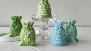 Gift Bag Silicone Mold Christmas Themed Silicone Mold For Soap Chocolate Making Christmas Home Decorations