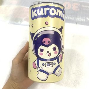 Bình Giữ Nhiệt Gấu Dâu Chất Liệu Inox Cao Cấp Tặng Kèm ống Hút Cốc Giữ Nhiệt Cute