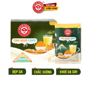 Tinh nghệ Canxi Honimore - Tinh nghệ 3 trong 1 giúp xương chắc khỏe da sáng mịn