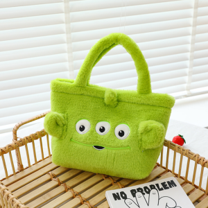 Zaman Now - Tas Selempang Bulu Fashion / Cute Fluffy Mini Tote Bag / Tas Bulu Lucu Motif Karakter