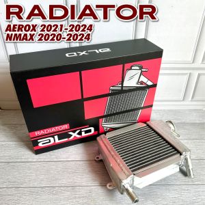 RADIATOR ORIGINAL ALL NEW NMAX/AEROX PENDINGIN RADIATOR ALL NEW NMAX NEW TAHUN 2020 - 2024 / AEROX NEW TAHUN 2021 - 2024 ALUMINUM KUALITAS 100% ORIGINAL ALXD THAILAND TIPE FLAT PNP NMAX BARU AEROX BARU RADIATOR ALMU ALMUNIUM ALUMINIUM PREMIUM