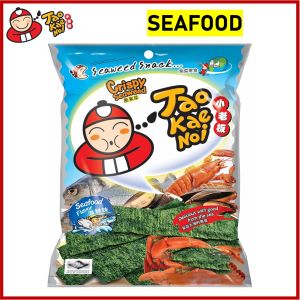 Tao Kae Noi Fried Crispy Seaweed Snack - 28g (Seafood Flavor)