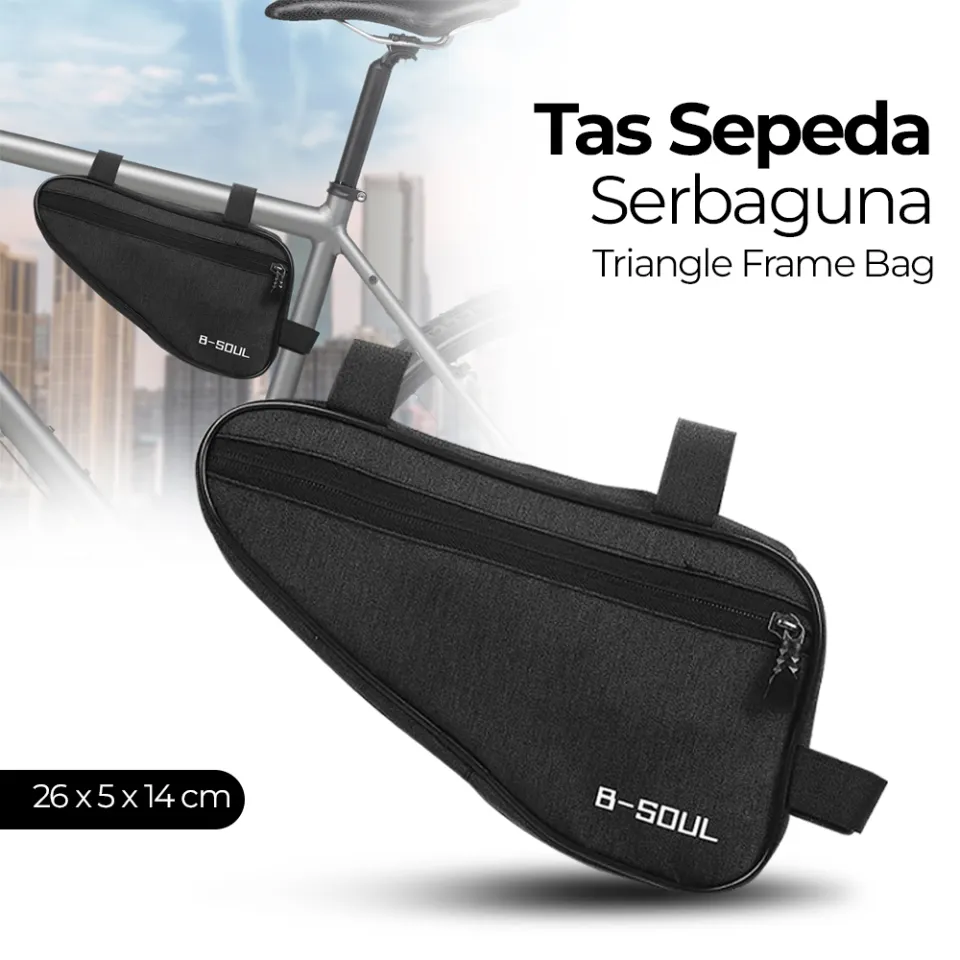 Tas Sepeda Serbaguna Triangle Frame Bag Pouch Tipe B BS1B Tas