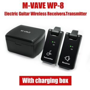 BANSID Electric Guitar Wireless Receiver Transmitter 2.4g Transceiver Instrument Blowpipe Alter with Rechargeable Box