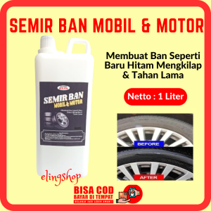 Semir Pengkilap Penghitam Ban Mobil Motor Tahan Lama