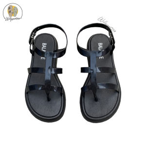 Sandal Wanita Dewasa Teplek Terbaru Jelly Motif Tali Jepit Karet Platform Simpel