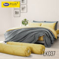 [Shock Price] Satin Plus Lucky Me  ชุดเซท ผ้าปูที่นอน 6 ฟุต ผ้าปูที่นอน 5 ฟุต 5 ชิ้น + ผ้านวม 100"x90"  หมอช้างxซาติน ของแท้100%. 