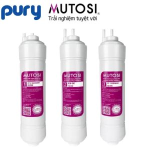 Lõi lọc nước MUTOSI chính hãng - Bộ lõi lọc nước 123 đúc nối nhanh (không dùng cốc))