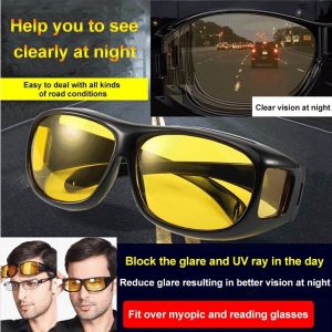 【Anti-glare Sunglasses 】Drivers Night Vision Sunglasses With Interchangeable Lenses Polarized night vision glasses/Photochromic Sunglasses/Polarized Driving Chameleon Glasses