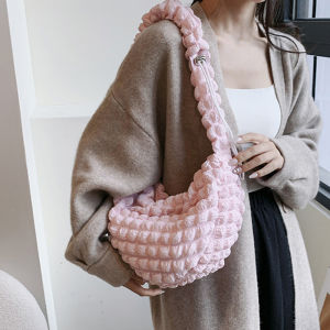 YOOXI COD ถุงเมฆฟองใหม่ยอดนิยมการเดินทางกระเป๋ามือขนาดใหญ่กระเป๋าไหล่แฟชั่นเรียนนักเรียน