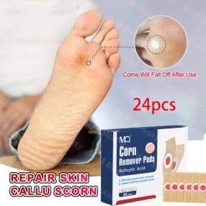 24PCS CORN REMOVAL PATCH - Plester Koyo Ampuh Obati Kutil Mata Ikan Kapalan Kaki Asam Salisilat Aman