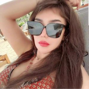 SALE GENTLE MOSHER !!! Kacamata Fashion Korea FRIDA / Sunglasses Hitam UV 400 GW-0133 + BOX + HARD CASE