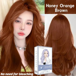 2026 plant hair dye fresh odor 2 * 100ml,【free gifts】: hair dye tool+conditioner 1pc hair care no need bleach