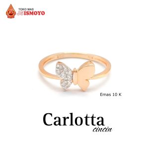 Cincin Emas Mas Asli Model Carlotta J5 Ismoyo