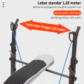 Epic Finds Bench Press Besa Adjustable Multi Gym Weight Bench Barbell Alat Olahraga Rumahan Fitness Gym. 