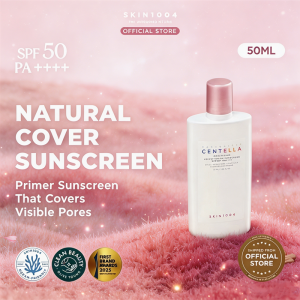 [BEST] SKIN1004 Madagascar Centella Poremizing Velvet Finish Tinted Sunscreen SPF50 PA++++ for Pore Blurring Sebum Control 50ml