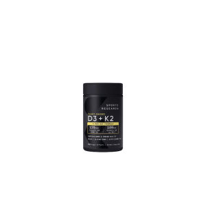 [2pcs−20%]Sports Research Bone & Heart Wellness Bundle | D3 + K2 Veggie Softgels + Triple Strength Omega‑3 Fish Oil