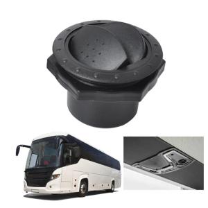 Car Closeable Rotatable Dashboard Round Air Vent Outlet Air Conditioning Deflector Side Roof for RV Bus Yacht Auto
