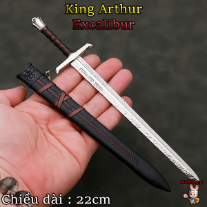 Mô Hình Excalibur Kiếm Vua Arthur 22cm Kèm Kệ Trưng Bày Chất Liệu Hợp Kim Không Gỉ Sét