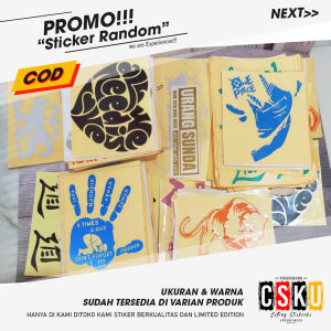 PROMO CUCI GUDANG TERMURAH!!! Cutting Sticker Random Model dan Varian isi 8 pcs Murah