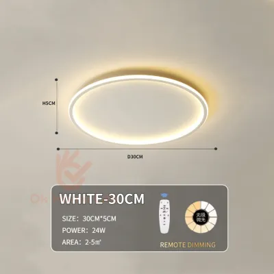 LED Light Ceiling LightRemote Dimming Designer Ultra Thin LED Ceiling Light with Remote Control