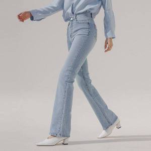Coachluk- Cutbray Jeans Highwaist Wanita Stretch - High Waist Jeans Cutbray Premium Korean Style Retro