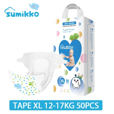 .. Sumikko 50 PCS Baby diaper PANTS M LXLXXLXXXL Unisex Ultra thin and dry Breathable diapers .