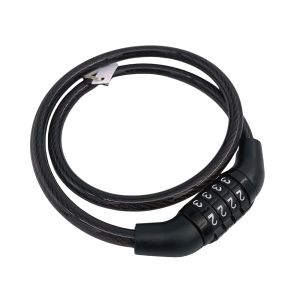 1M Steel Cable Bike Lock 4 Digit Password Anti-Theft for MTB & Road Bikes Bicycle Chain Lock