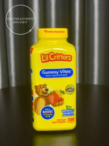 [ ĐỦ BILL STORE + AIR] Kẹo dẻo gấu cho trẻ em Gummy Vites Vitamin tổng hợp Lil Critters 300 viên_ Live mua hàng tại Mỹ