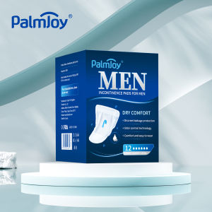 palmjoy mens panty liner 12piece Mens sanitary napkins for mild incontinence private parts hygiene urine leakage sweat absorption pads