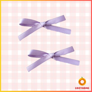 Cozy กิ๊บติดผมหน้าม้า ประดับโบว์ กิ๊บติดผมริบบิ้นน่ารัก จํานวน 2 ชิ้น ต่อชุด Hairpins