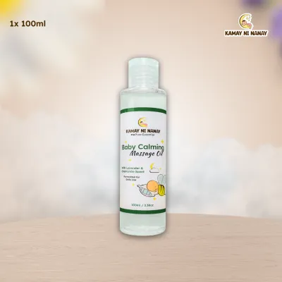 Kamay ni Nanay Baby Balm Combo Pack – 100% Natural and Organic Massage Balm for Babies and Calming Massage Oil for Coughs and Cold safe for G6PD