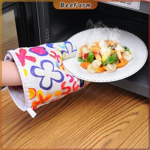 B.F. Cotton Gloves Microwave Heat Resistant Thickened High Temperature Baking Anti-slip Mittens Single Gloves 1pc