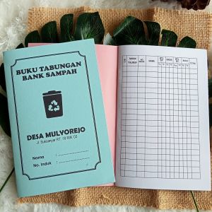 BUKU TABUNGAN SAMPAH CUSTOM