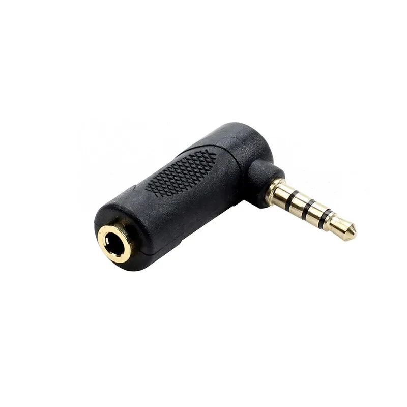 Jack Male To Female L Shape 90 Degree Right Angled Adapter