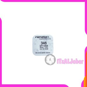 Renata 346 Baterai jam tangan Renata SR712SW 1.55V Original