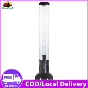 【Free Shipping】 Modern 3L Beer Dispenser with Spigot and LED Light for Bar Pub and Event Use Stainless Steel Finish Easy to Operate