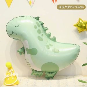 Cartoon Matte Balloon Whale Dinosaur Penguin Foil Balloons Happy Birthday Party Decorations Kids Girl Boy Baby Shower Toys Supplies