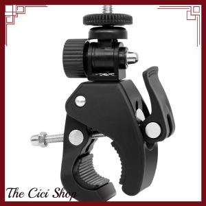 [The Cici Shop] Quick Release Screw Clamp Bracket Bike Handlebar Mount 1 4 Tripod For Camera DV