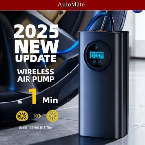 Portable Air Pump Tire Automatic Air Pump for Cars/Motorcycles/Bicycles Car Air pumps car Tire Inflators Mini Electric Air Pumps
