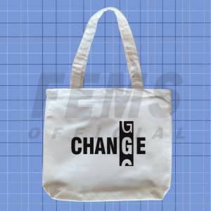 Tote bag Kanvas Resleting Aesthetic Totebag Kanvas Landscape Penutup Resleting