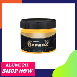Wood Seasoning Beewax 2PCSTraditional Beeswax Polish for Wood and FurnitureNatural beeswax for Wood Cleaner and Polishing,Multipurpose Natural Beewax