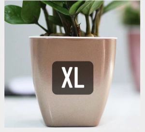 Sixtyfivehouseกระถาง กระถางต้นไม้​ แบบ​เก็บ​น้ำ​ได้​ รด​น้ำ​อัตโนมัติ สีเงิน สีโรสโกลด์ สีทอง