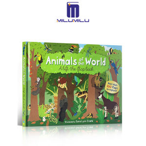 milumilu Animals of the World Lift-The-Flap Book Animal World Encyclopedia cognitive science books
