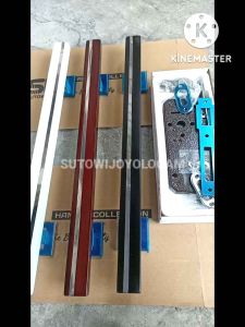 1 Set Handle Pintu Rumah 33cm 45cm 60cm Full Stainless Motif Garis