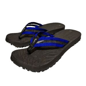 Outdoor slippers SANTH068 rubbermish blue strap with black slipsole (Available Sizes 5 6 7 8 9 10 11 12)