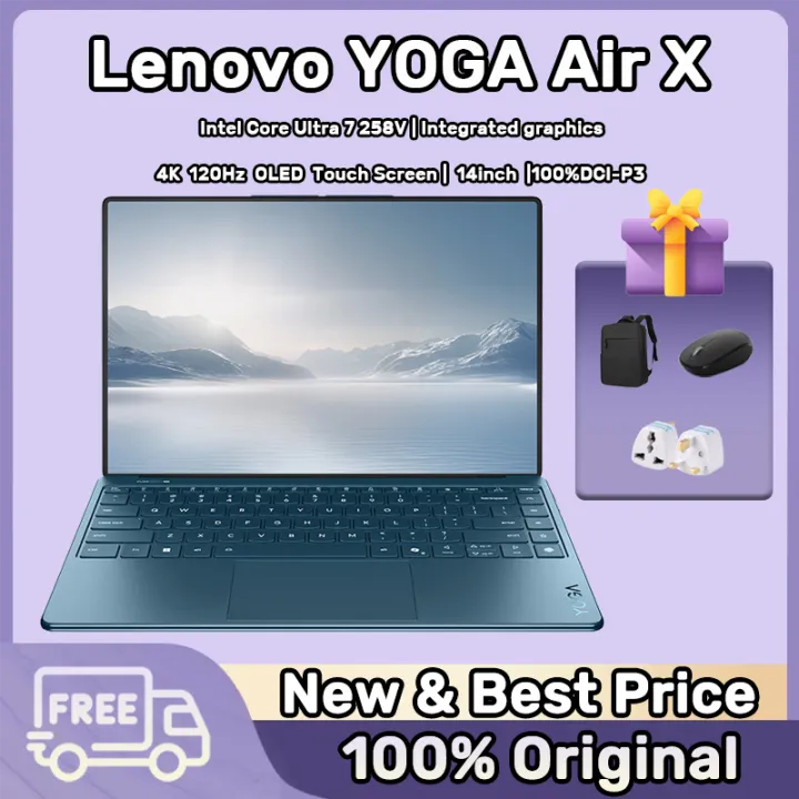 Lenovo YOGA Air X AI Laptop 2025/ Intel Core Ultra 7 258V / 4K 120Hz ...