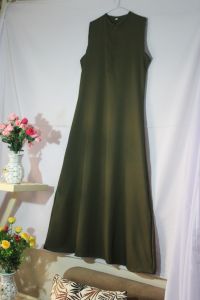 INNER DRESS PANJANG LEKBONGDALEUMAN MUSLIM .LEKBONG TANPA TANGANSIZE SMLXL