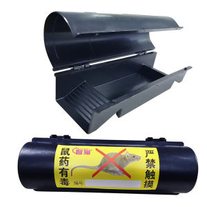 Indoor Outdoor Rat Bait Box Plastic Mouse Trap Rat Bait Station